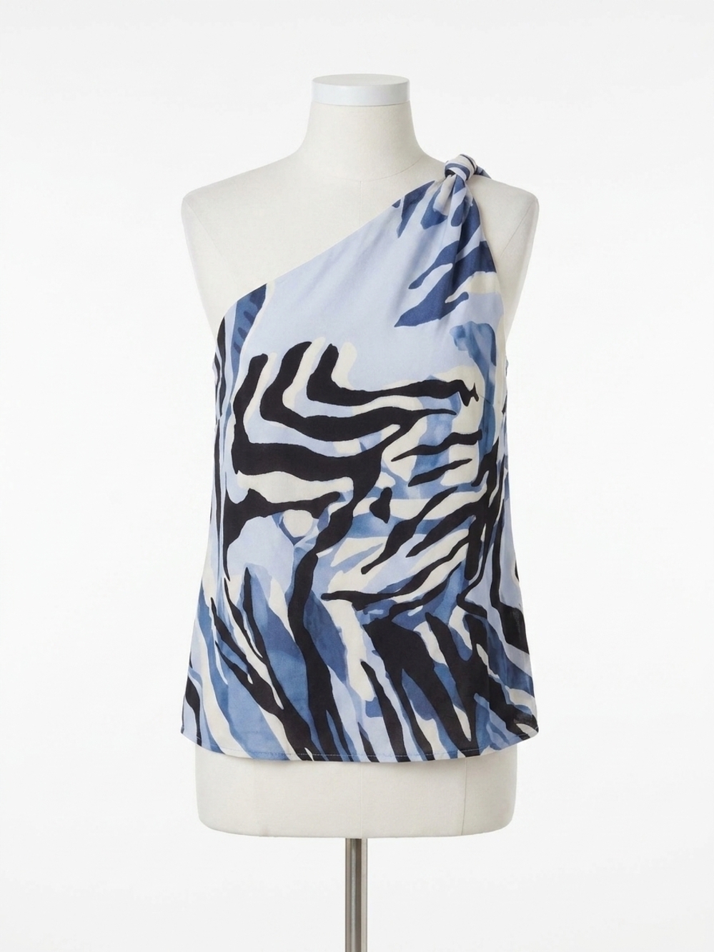 NEW FIFTEEN TWENTY vanita one-shoulder top in print